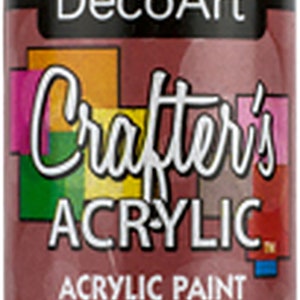 DecoArt Crafters Acrylic Paints Red Tones 59ml 2oz bottles Craft Paints Deep Red DCA21