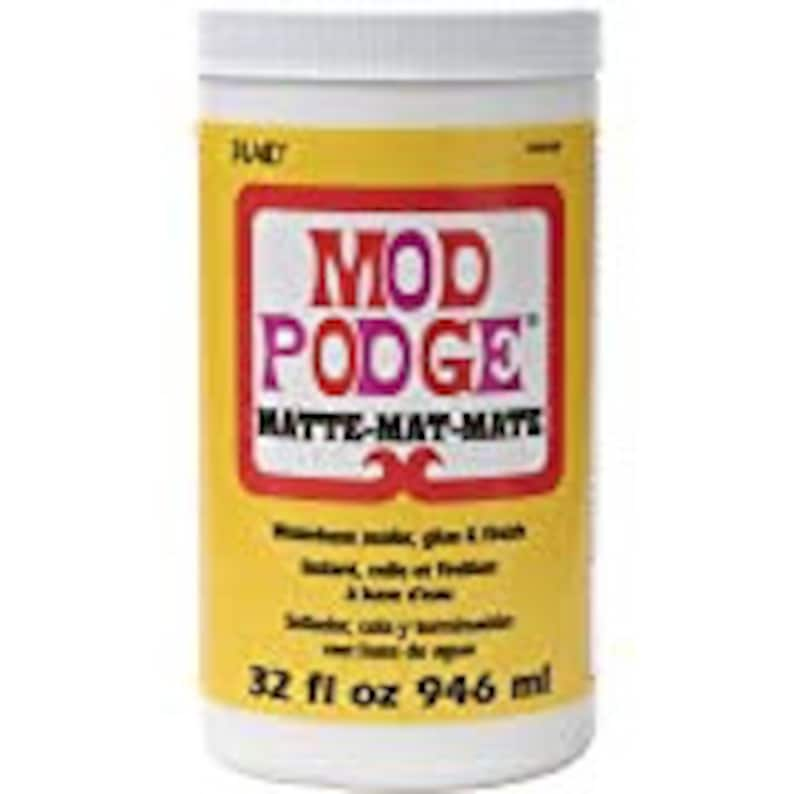 Mod Podge Matte Waterbased Sealer, Glue and Finish Choice of Sizes 32oz