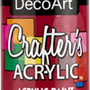 DecoArt Crafters Acrylic Paints Red Tones 59ml 2oz bottles Craft Paints Tuscan Red DCA126