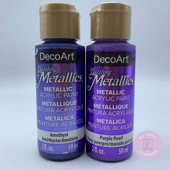 Decoart Dazzling Metallics Acrylic Paint 59ml 24 Colours 