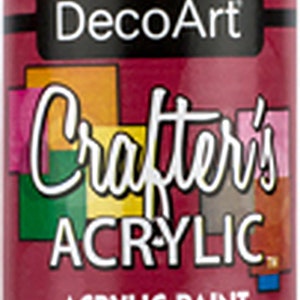 DecoArt Crafters Acrylic Paints Red Tones 59ml 2oz bottles Craft Paints Wild Watermelon