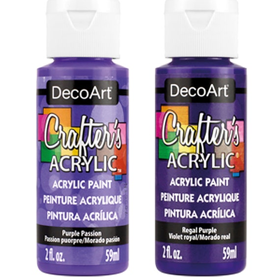 Decoart Crafters Acrylic Paint Dark Green Shades 59ml 2oz Bottles