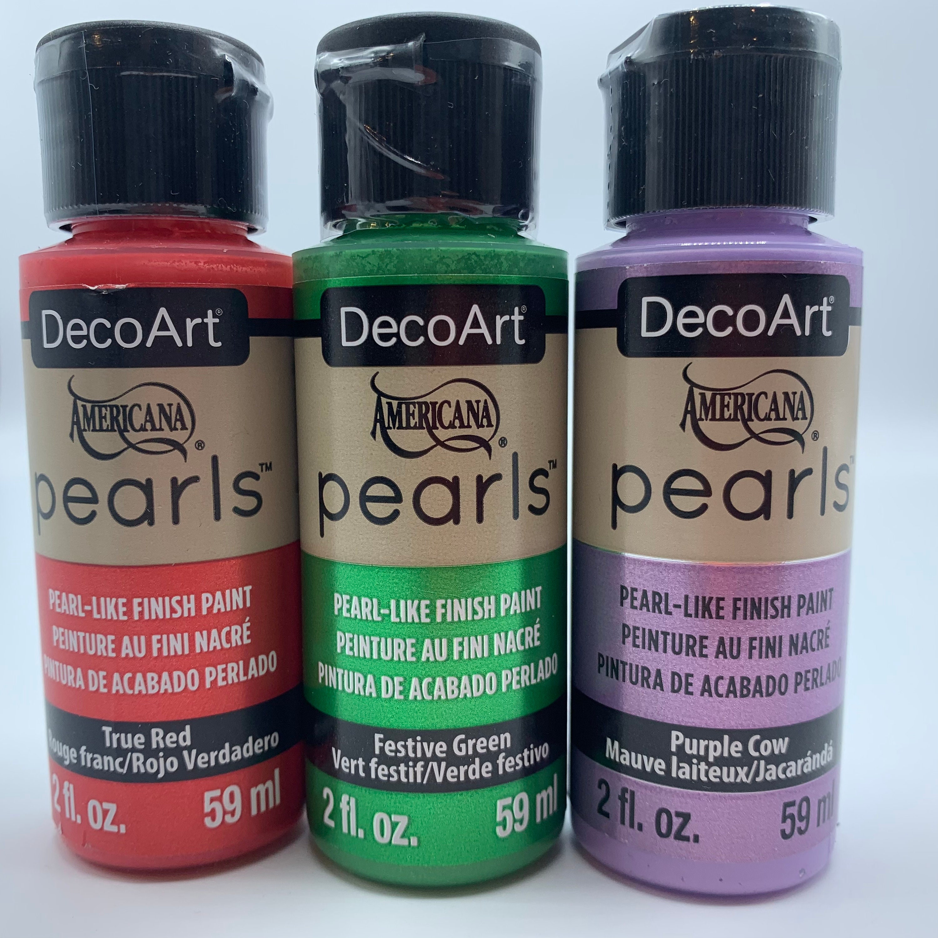 DecoArt 4ct Mermaid Dreams Pearl Pack Acrylic Paint