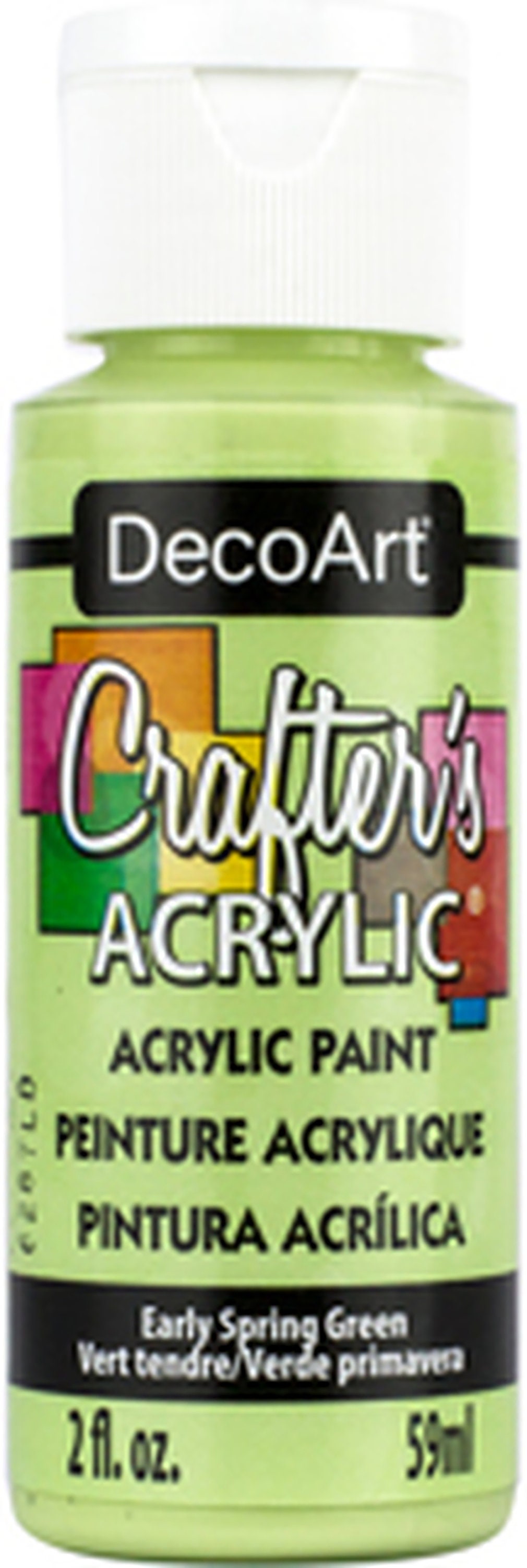 Decoart Crafters Acrylic Paint Pink Tones 59ml 2oz Bottles Craft Paints 