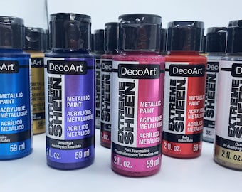 DecoArt Extreme Sheen Metallic Paint 59ml 2oz - 27 colour choices
