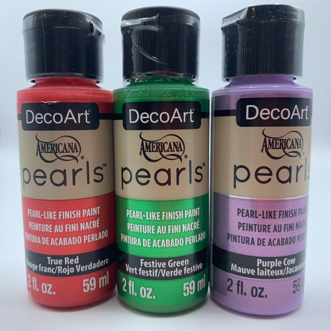 Decoart Americana Pearls Paint Pearl Like Shimmer Acrylic Paint 2oz / 59ml  