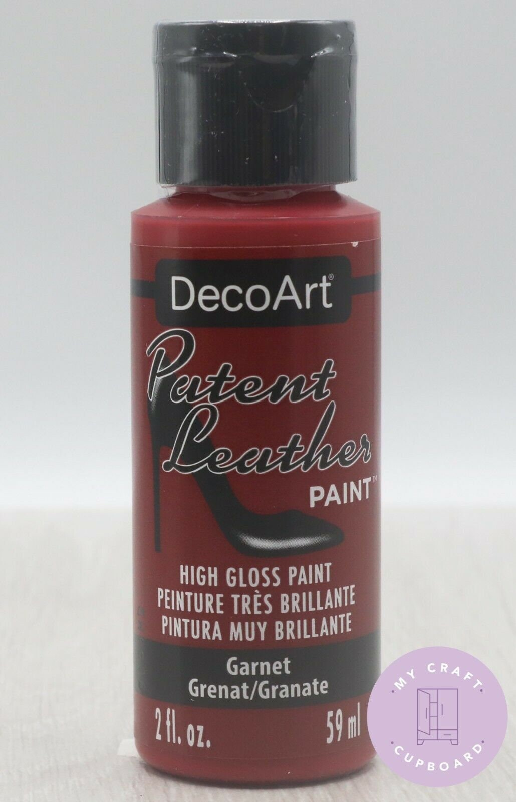 Decoart Patent Leather High Gloss Paint 59ml Shoe Paint Great for