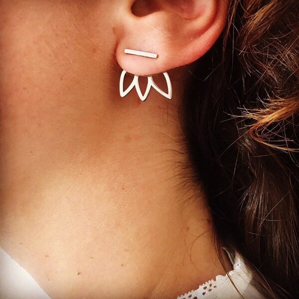 Under lobe earrings clearance