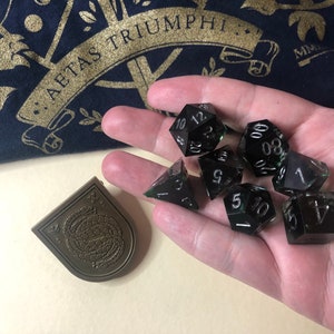 Dredgen - Destiny 2 Inspired Dice - Sharp Edged Custom Made Handcrafted Dice Set