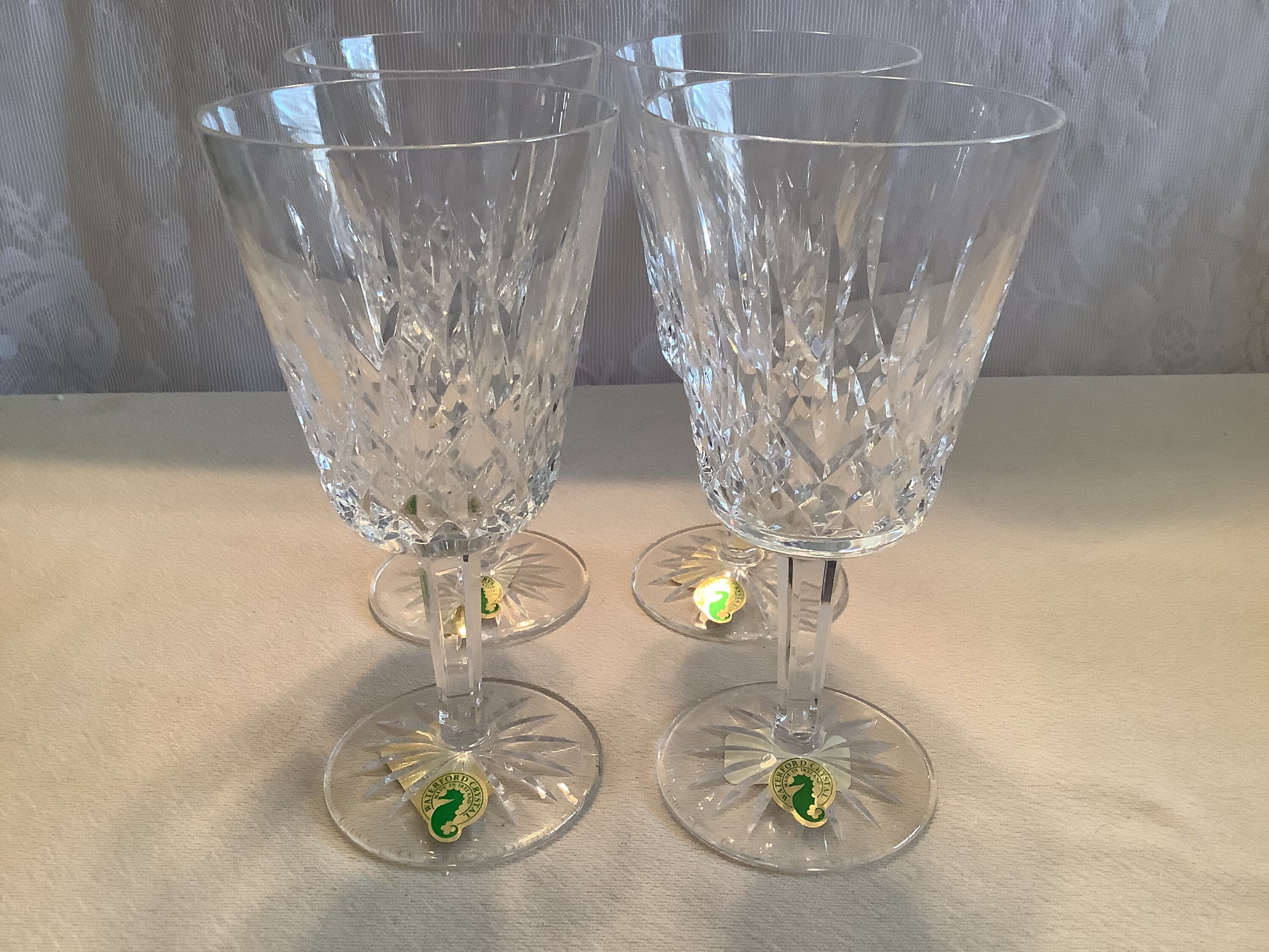 Vintage Waterford Crystal Lismore Pattern Clear Crystal Goblet 
