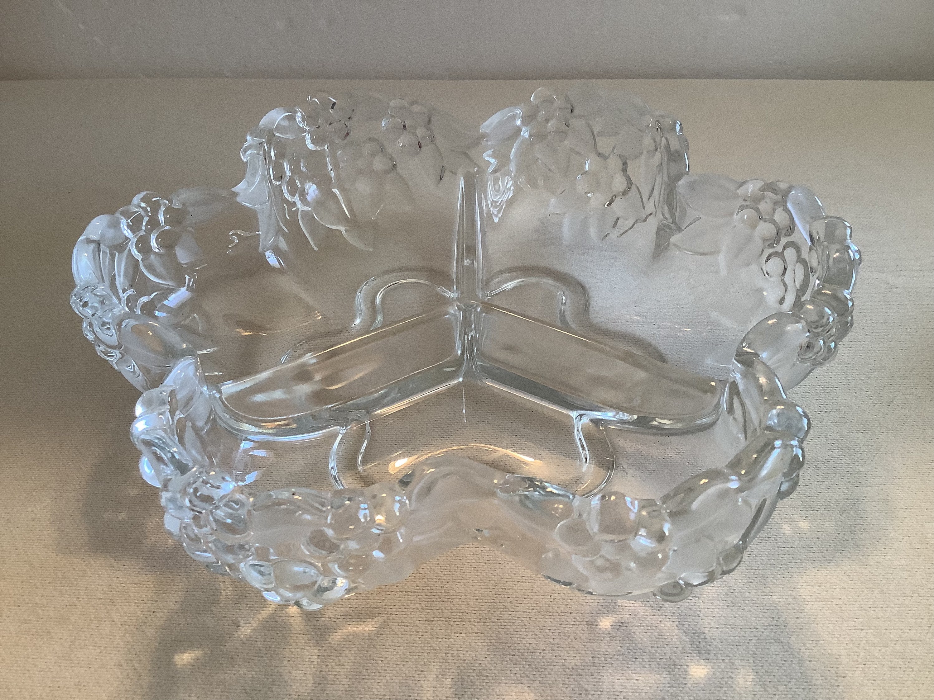 Vintage Walther Glas Mikasa Germany Carmen Pattern Clear and  display picture 1