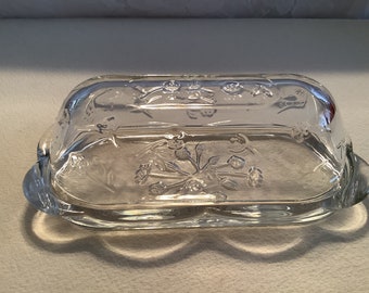 Anchor Hocking Glass Butter Dish