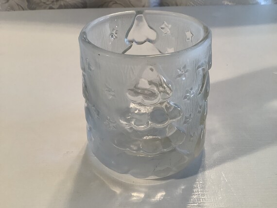 Vintage Pressed Glass Votive Candle Holders Vintage Pressed Glass Votive Candle Holders