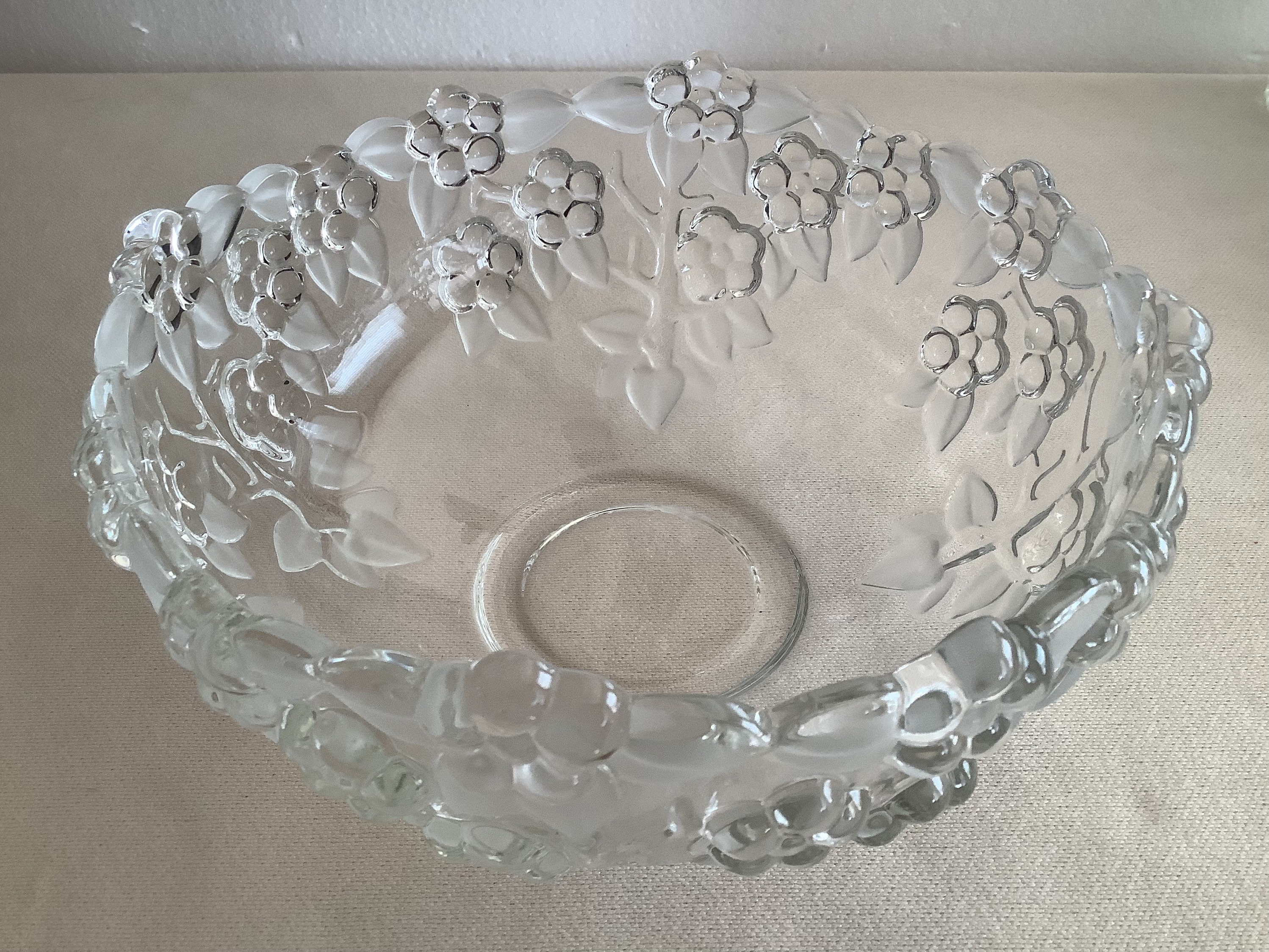 Vintage Walther Glas Mikasa Germany Carmen Pattern Clear and  display picture 1
