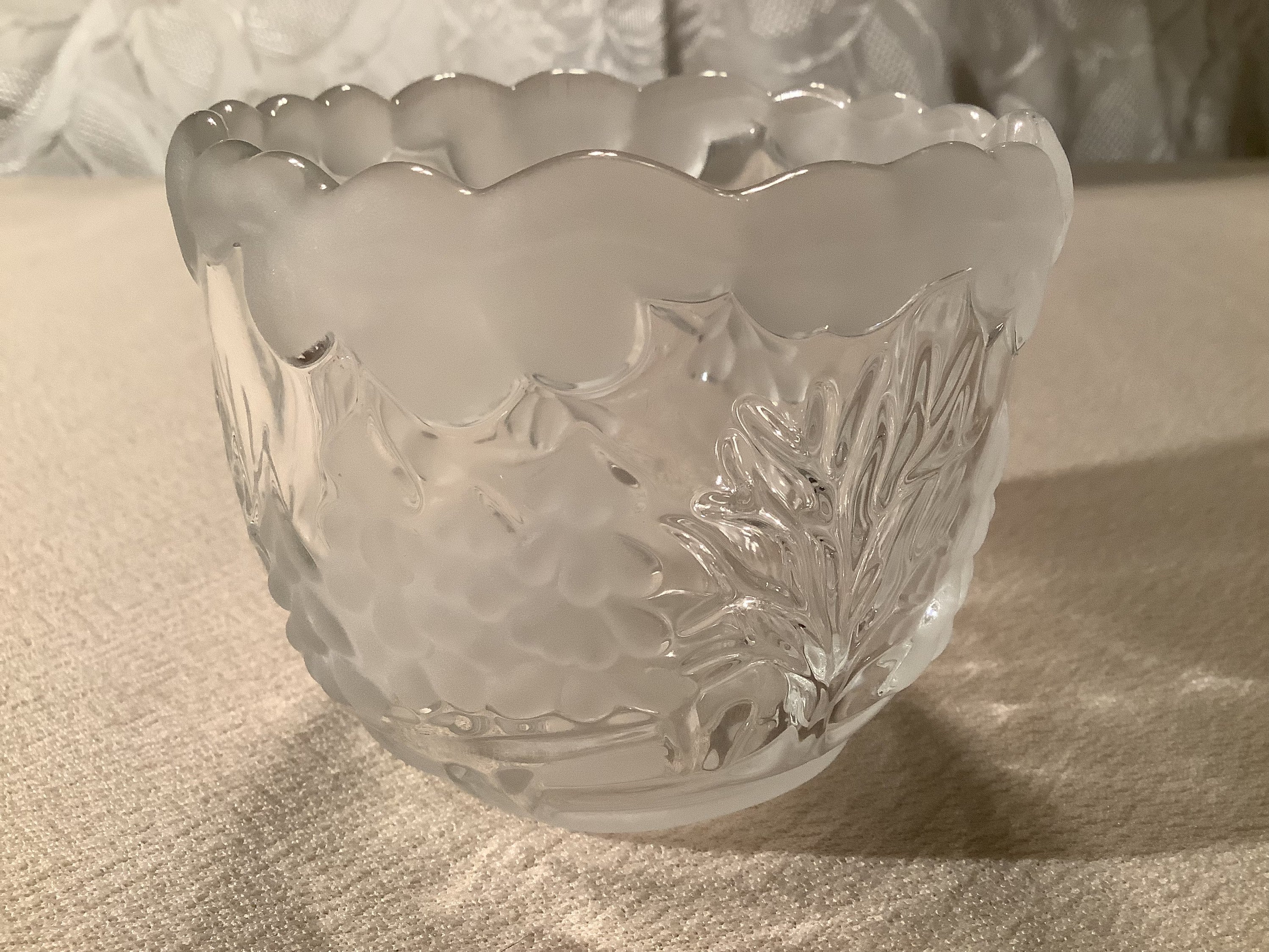 Vintage Walther Glas Mikasa Germany Clear and Frosted Glass - Etsy