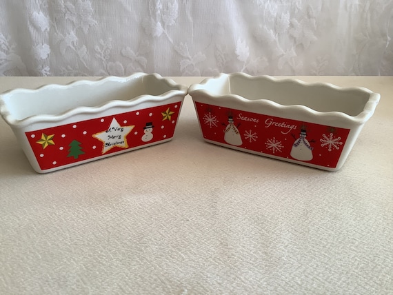 Merry Ceramic Mini Loaf Pan by Celebrate It®