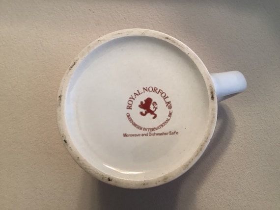 Vintage Greenbrier International Royal Norfolk Red Ceramic I Love You Coffee  or Hot Chocolate Mug - Etsy