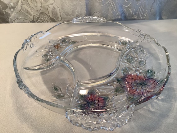 Mikasa glass platter discount