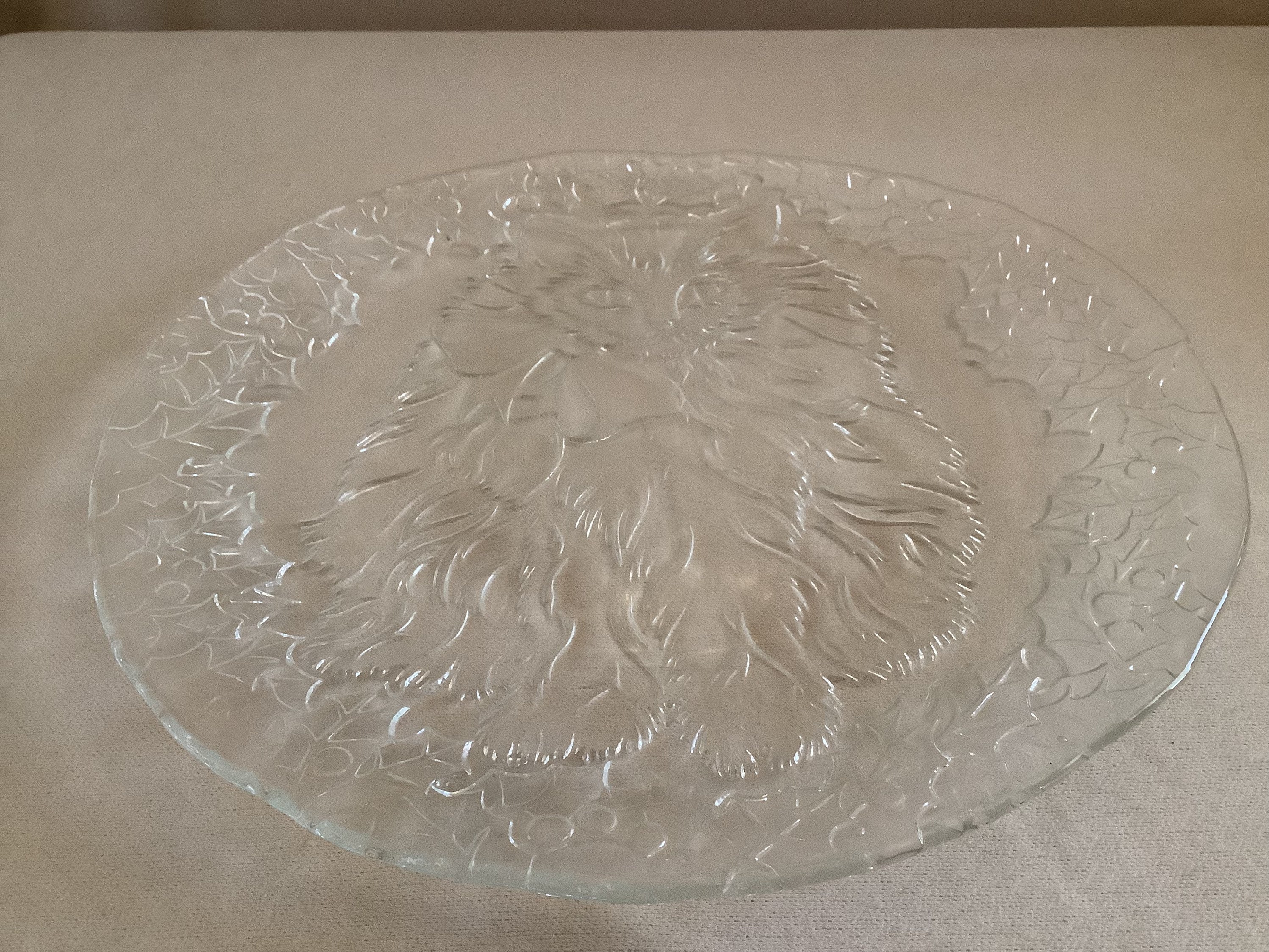 Vintage hot sale glass platters