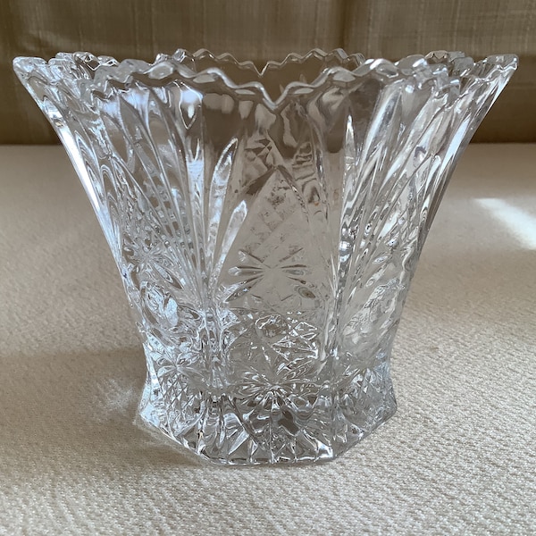 Vintage Glass Candle Holder Etsy