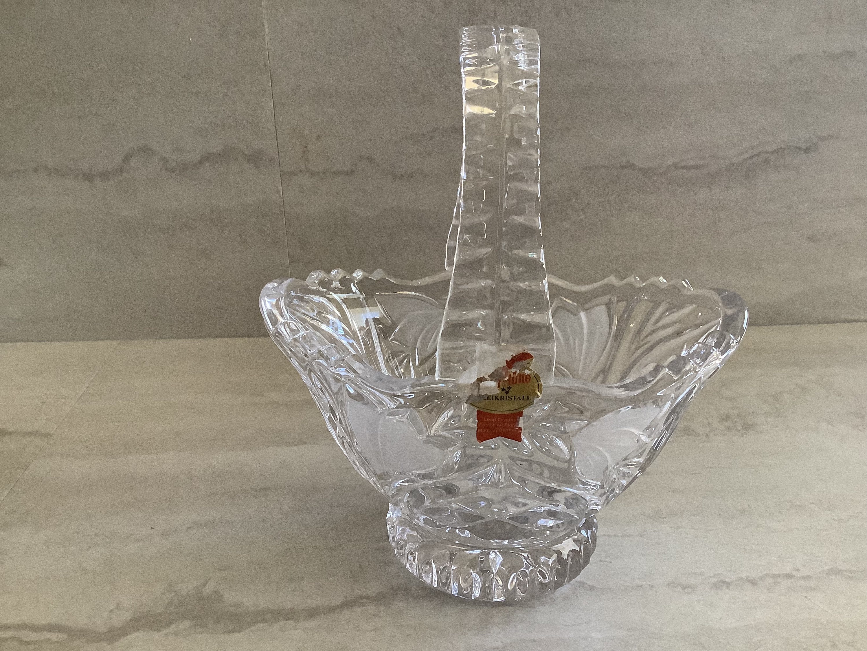 Vintage Anna Hutte Clear Crystal “bleikristall” 24% Lead Crystal