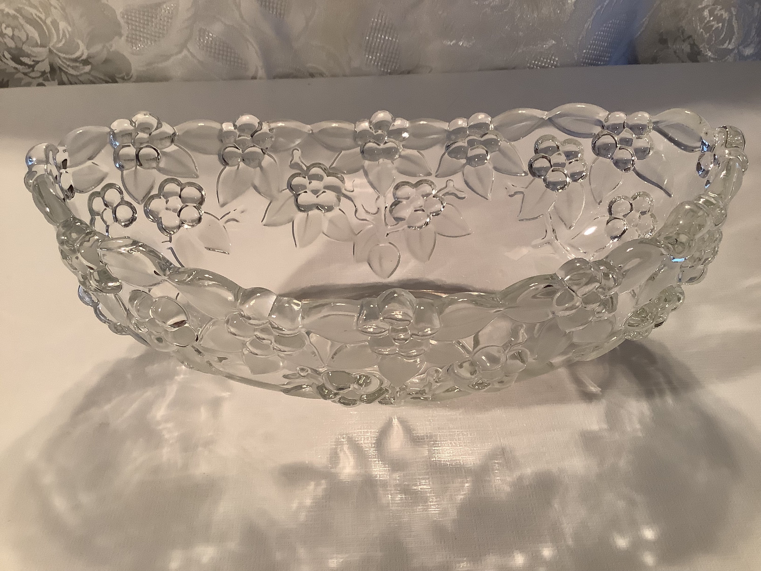 Vintage Walther Glas Mikasa Germany Carmen Pattern Clear and  display picture 1