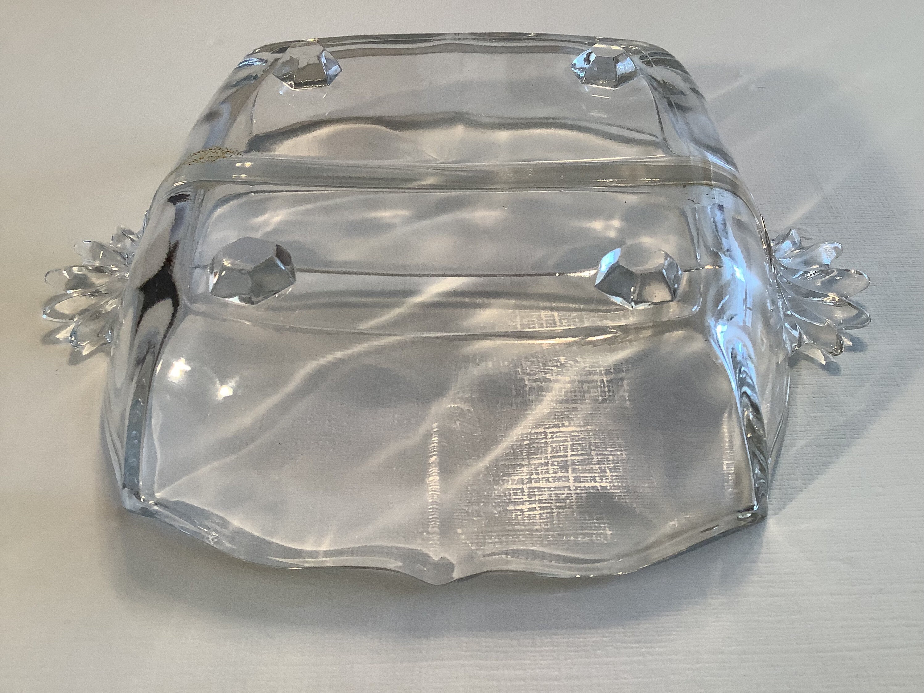 Vintage Clear Glass Divided Condiments/ Relish Tray/candy/nut Dish Etsy
