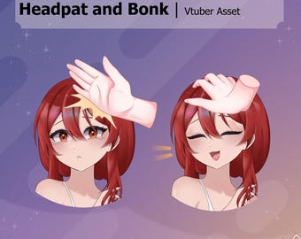 Animation de caresses et de coups sur la tête | Ressource Vtuber