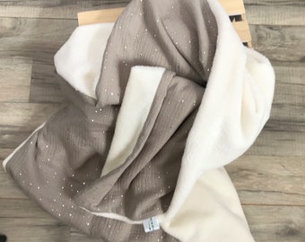 Plaiddecke aus doppelter Gaze für Babys