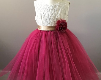 Robe de princesse en tulle