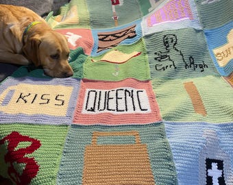 Buffy Crochet Blanket Pattern: 20 Themed Squares (Digital Download)