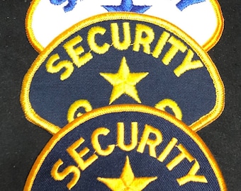 Security Guard Uniform Shoulder Patch Star. Choice