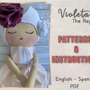 Cloth doll pattern, cloth doll pattern pdf, cloth doll pattern sewing, rag doll tutorial, easy doll sewing pattern, doll sewing pattern pdf