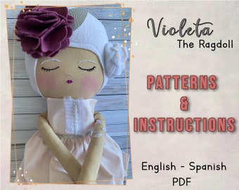 Cloth doll pattern, cloth doll pattern pdf, cloth doll pattern sewing, rag doll tutorial, easy doll sewing pattern, doll sewing pattern pdf