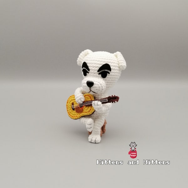 Animal Crossing KK Slider Villager Amigurumi Crochet Plush Toy (Finished product - made to order)