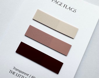 Page flags, Page tabs, Planner/Journal, Annotation tabs, Transparent planner tabs, Minimal stationery, Sticky page tabs, Highlighter tabs