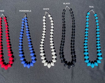 Saucer Paper Bead Necklace