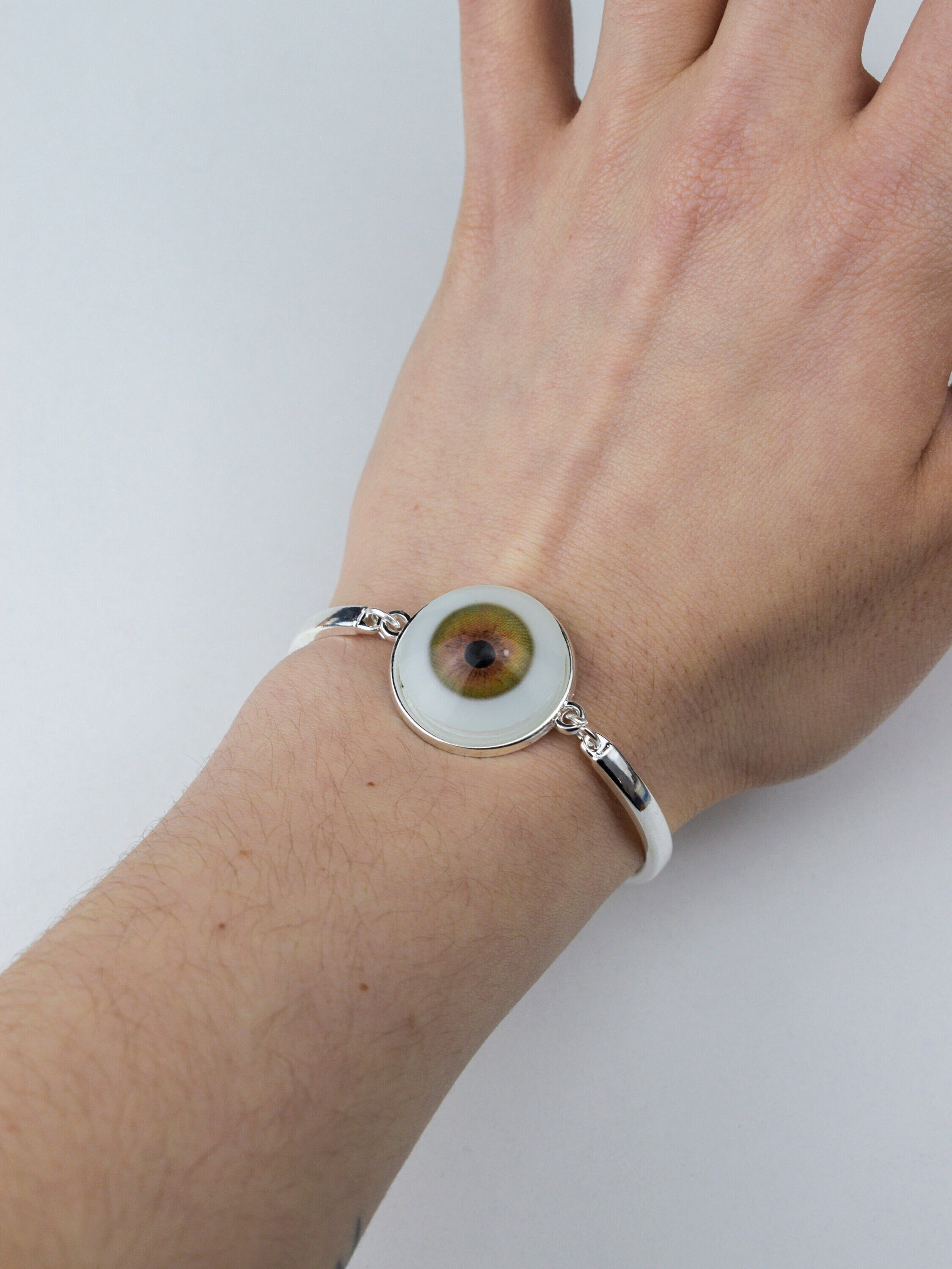 Eyeball bracelet Hyperrealistic hazel eyeball bracelet No Etsy