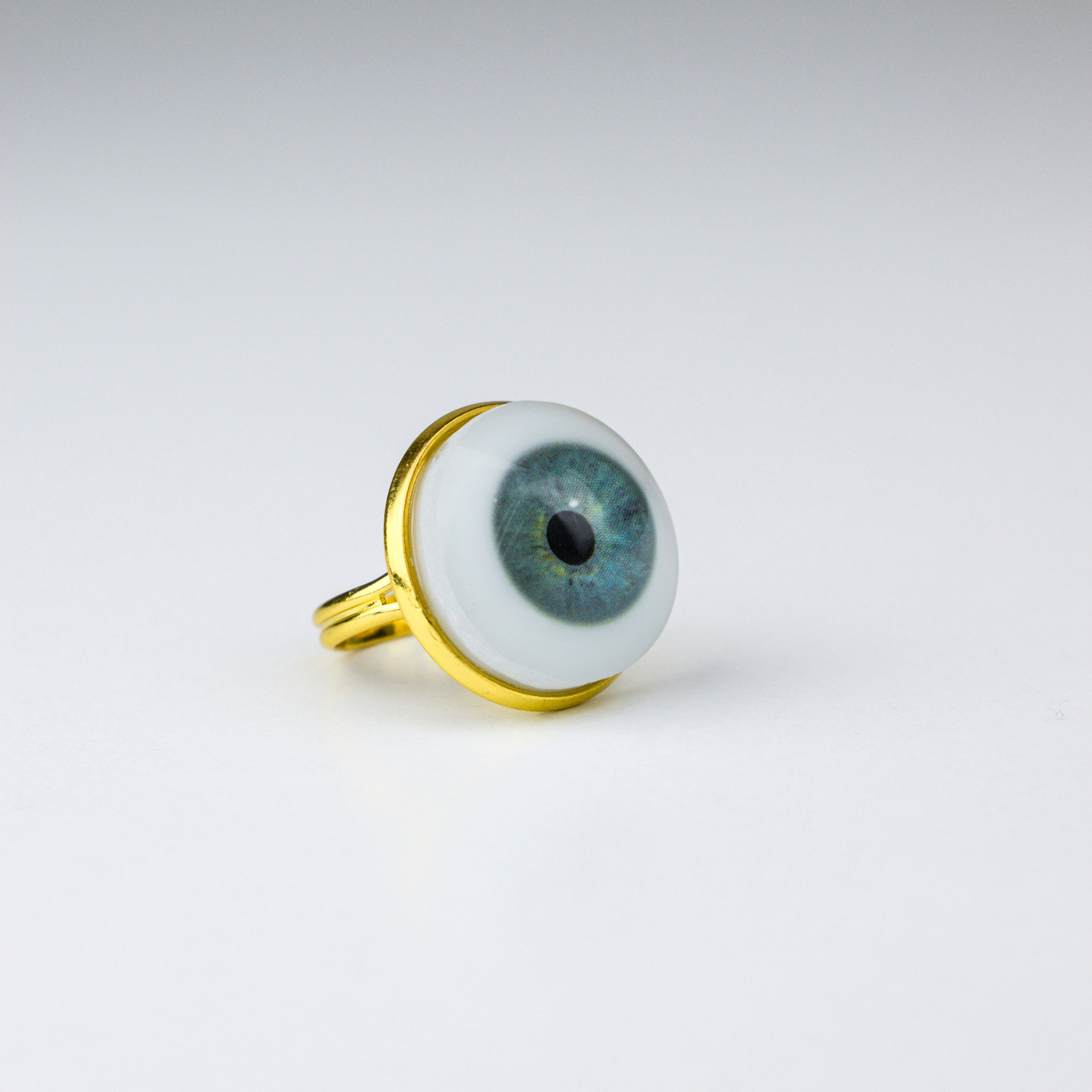 Anillo del globo ocular Anillo de globo ocular azul claro Etsy