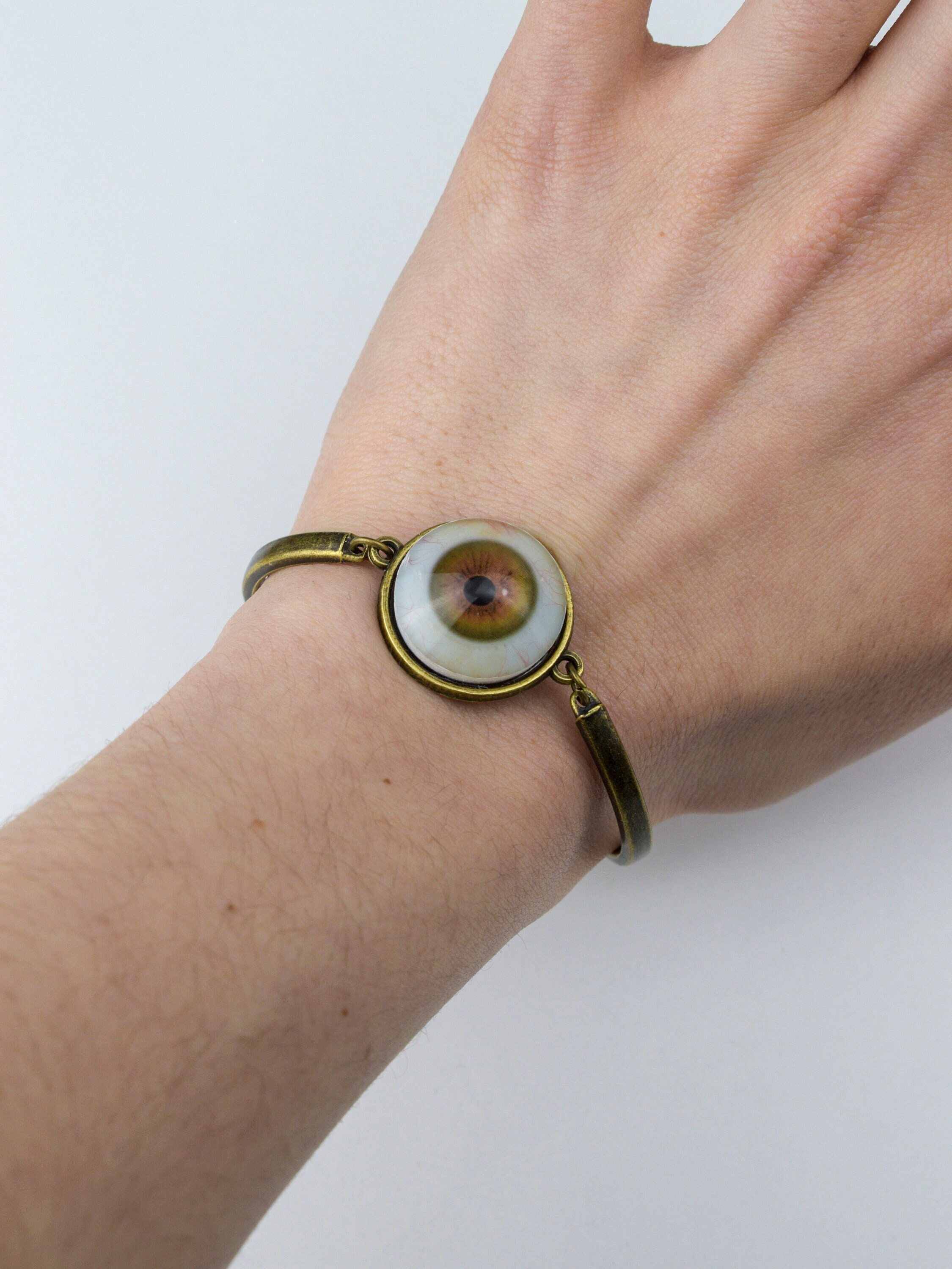 Eyeball bracelet Hyperrealistic hazel eyeball bracelet Etsy