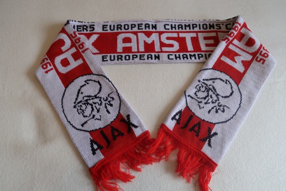 Vintage Football Scarf – Ajax Amsterdam 1995 European Cup Winners