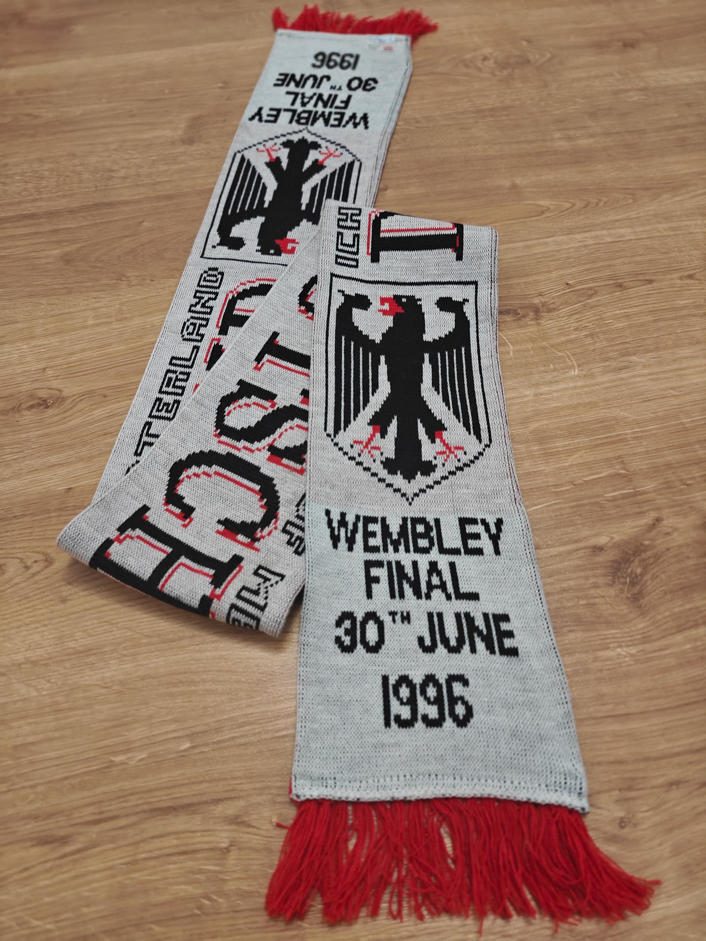 Wembley Final 1996 Scarf – Germany Euro Champions – Vintage