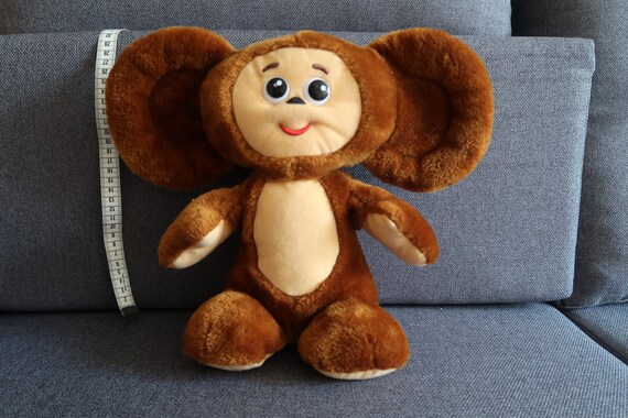 ヴィンテージ チェブラーシカ ぬいぐるみ - 希少なソ連の漫画アイコン