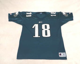 VINTAGE RARE Champion NFL Jersey Philadelphia Eagles Chris Boniol #18 Size 48 | Authentic 90s Throwback Collector Football Gear