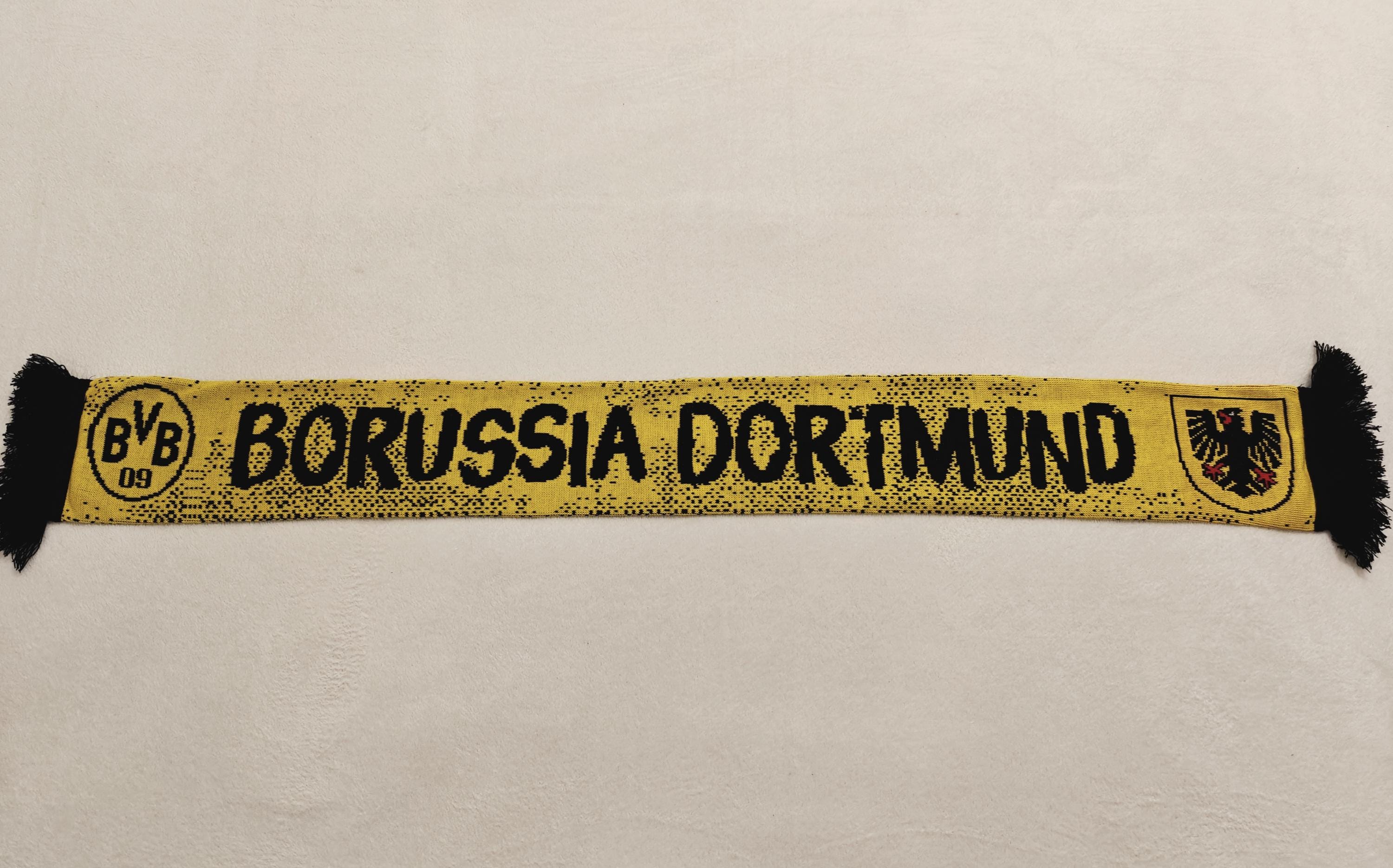 Borussia Dortmund Scarf — BVB 09 “FUSSBALLHAUPTSTADT”, Official