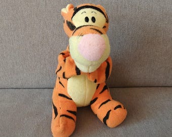 Vintage 2000 Tigger Plush – Disney McDonald's Happy Meal, Velcro Paws, Soft Stuffed Animal, Original Tags, 5 in, Collectible