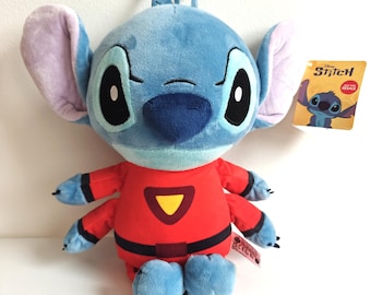 Disney Stitch Iconic Plush — 35 cm Experiment 626 Red Spacesuit, Whitehouse Leisure, Not for Resale, Rare Prize Toy, Collectible Disney Doll