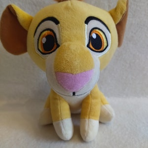 The lion King 1994. Simba Lion Cub. Little Simba. Plush Soft Toy. Authentic Disney. Oscar Academy Awards cartoon. Measures 16 cm in height.