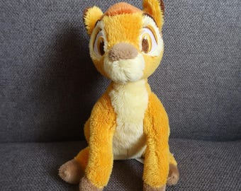 Vintage Fawn Plush – 16 cm – Soft Toy Inspired by Bambi – Collectible, Nursery Decor, Forest Animal, Gift for Baby Shower & Plush Toy Lovers