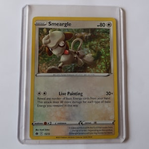 Schmiere. Pokémon-Karte. McDonald's-Promo. Holo. Seltenes Lichtspiel. 2022 Nintendo. Sammelkarten. Spielfreak. Anime-Karte. Sammlerstück.